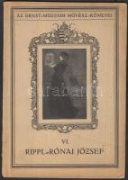 1923 Lázár Béla: Rippl-Rónai József. Az Ernst Múzeum Művész Könyvei, pp.:31, 20x13cn