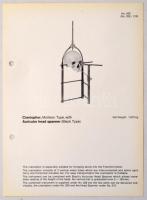 cca 1970 GPM Anthropological Instruments for somatology and osteology. 22x16cm