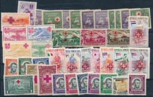 1930-1960 Vöröskereszt motívum 39 klf bélyeg 1930-1960 Red Cross 39 stamps