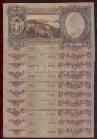 1943. 1000P (10x) egymásutáni sorszámokkal T:I