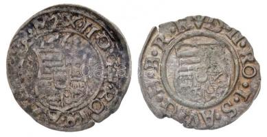 1568K-B Denár Ag "Miksa" (0,44g) + 1580K-B Denár Ag "Rudolf" (0,5g) T:2-,3 ki.
...