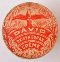 Dávid Oxigen, Borax Créme, Dávid Gyógyszertár, Marosvásárhely, 6,5x4cm