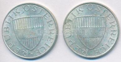 Ausztria 1971-1972. 10Sch Ag (2x) T:2
Austria 1971-1972. 10 Schilling Ag (2x) C:XF