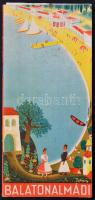 cca 1940 Balatonalmádi tursiztikai kiadvány sok fotóval, pp.:5, 23x11cm