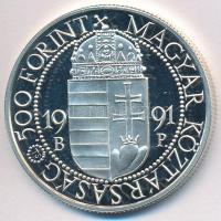 1991. 500Ft Ag "II. János Pál pápa látogatása" T:PP felületi karc