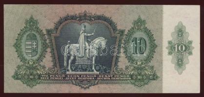 1936. 10P "*"-gal "Numizmatikai Hírös Nap Kecskemét" piros fny-sal + a bankjegye...