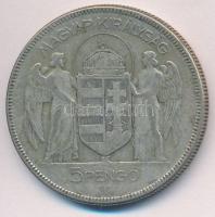 1930. 5P Ag "Horthy jobbra" T:3 Adamo P8