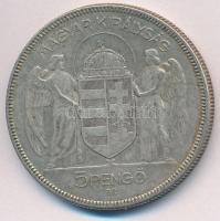 1930. 5P Ag "Horthy jobbra" T:3 Adamo P8