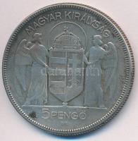 1930. 5P Ag "Horthy jobbra" T:3
Adamo P8