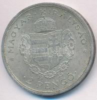 1935. 2P Ag "Rákóczi" T:1-,2 patina
Adamo P7.2