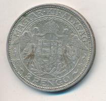 1938. 2P Ag "Madonna" T:2- 
Adamo P7