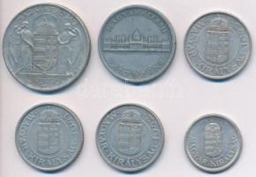 1941. 1P Al + 1941-1943. 2P Al (3xklf) + 1943. 5P Al "Horthy Miklós születésének 45. évfordulój...