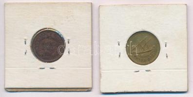 Vegyes: Amerikai Egyesült Államok 1906. 1c Br "Indián fej" + Kuvait 1961. 5f T:2,2- k.
Mi...