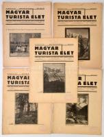1935-1943 A Magyar Turista Élet több száma különböző évfolyamokból