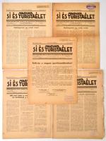 1943-1944 A Magyar Sí és Turista Élet számai két évfolyamból, 25 db