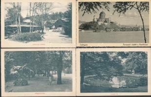 127 db RÉGI magyar városképes lap, vegyes minőség / 127 old Hungarian town-view postcards, mixed quality