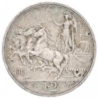 Olaszország 1915R 2L Ag "III. Viktor Emánuel" T:2,2- ph.
Italy 1915R 2 Lire Ag "Vitt...