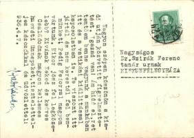 1936 Budapest (?) katonai koszorúzás, photo