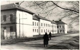 1941 Újverbász, Verbász, Vrbas (?); Ismeretlen épület / unknown buliding, Újverbász visszatért So. Stpl. photo (EK)