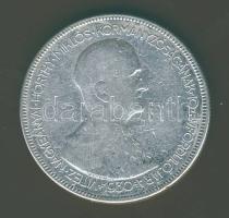 1930. 5P Ag "Horthy jobbra" T:3 k.