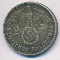 Német 3. Birodalom 1938B 2M Ag "Hindenburg" T:2,2- patina
German Third Reich 1938B 2 Mark...