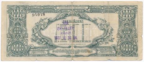 1926. "Magyar Sportrepülők Egyesülete - Repülők Tárgysorsjátéka - Dollár Sorsjegy" B soroz...