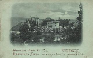 1899 Fiume, Rijeka. Trsat / Tersatto (wet damage)