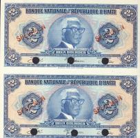 Haiti 1919. 2G "SPECIMEN" függőleges párban T:I RRR!!!
