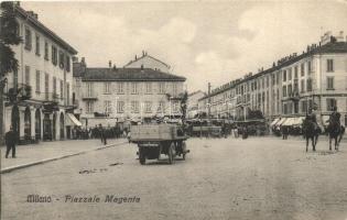 Milano, Milan; Piazzale Magenta, policemen