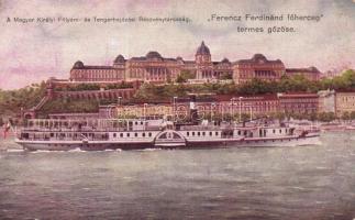 Ferenc Ferdinánd főherceg termes gőzöse / Hungarian ship