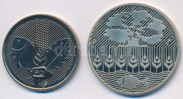 1985. 20Ft + 100Ft "FAO" pár T:BU,PP felületi karc