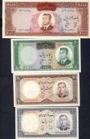 Irán 1961-62. 10R,20R,50R T:I, 1000R T:II