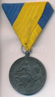 1941. "Délvidéki Emlékérem" cink emlékérem mellszalaggal. Szign.: BERÁN L. T:2 Hungary 1941. "Commemorative Medal for the Return of Southern Hungary" zinc medal ribbon. Sign.:BERÁN L. C:XF NMK 429.