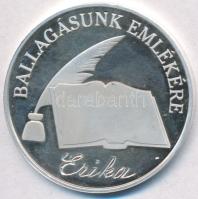 DN "Ballagásunk emlékére / Gaudeamus igitur, iuvenes dum sumus" jelzett Ag emlékérem gravírozva, tokban (7.09g/0.999/30mm) T:PP ujjlenyomatos