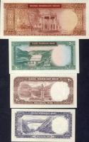 Irán 1961-62. 10R,20R,50R T:I, 1000R T:II