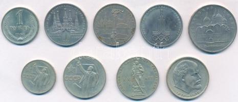 Szovjetunió 1964-1990. 50k-5R (9xklf) T:1-,2
Soviet Union 1964-1990. 50 Kopeks - 5 Ruble (9xdiff) C...
