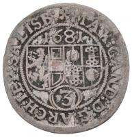 Osztrák Államok / Salzburg 1681. 3kr Ag "Max Gandolph" (1,35g) T:3,2- patina
Austria Stat...