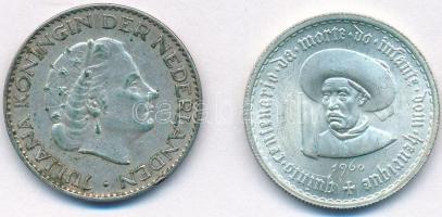 Vegyes: Hollandia 1955. 1G Ag "Julianna" + Portugália 1960. 5E Ag "Tengerész Henrik h...