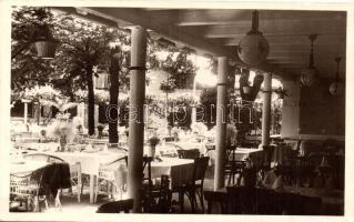 Budapest XI. Horthy Miklós út 48. Ketter étterem, söröző, kerthelyiség - 2 db képeslap / restaurant ...