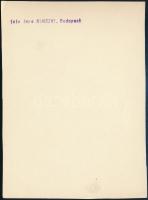 cca 1933 Kinszki Imre (1901-1945): Tetőcserép, pecséttel jelzett vintage fotóművészeti alkotás, 17,5...