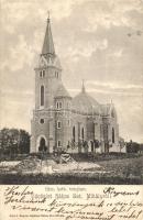 Budapest XVI. Rákosszentmihály, Római katolikus templom, kiadja Róth I. Sándor ( ázott sarok / wet corner)