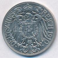 Német Birodalom 1910A 25pf Ni T:2
German Empire 1910A 25 Pfennig Ni C:XF
Krause KM#18