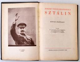 Leninről. Moszkva, 1945, Idegennyelvű Irodalmi Kiadó. Kiadói egészvászon kötésben+ G. F. Alexandrov ...