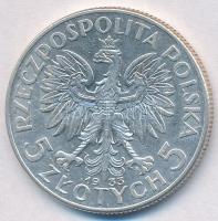 Lengyelország 1933. 5Zl Ag "Hedvig királynő" T:2
Poland 1933. 5 Zlotych Ag "Queen Ja...