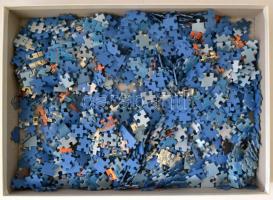 cca 2004 San Francisco a Golden Gate híddal, Ravensburger kirakó, 70x50 cm, megszámolatlan, eredeti ...