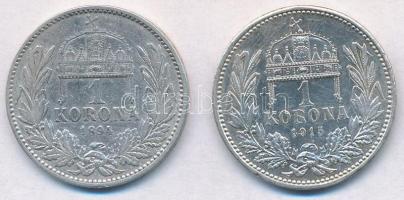 1894KB-1915KB 1K Ag "Ferenc József" (2x) T:2,2-
Adamo K5, K5.1