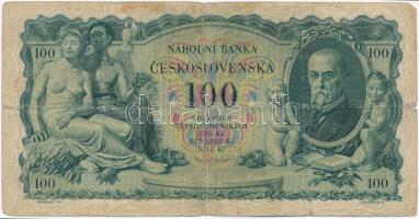 Csehszlovákia 1931. 100K T:III-  Czechoslovakia 1931. 100 Korun C:VG