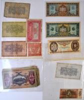 71db-os vegyes, főleg magyar pengő, forint gyűjtemény néhány külföldi darabbal, közte 1914. 50K horv...