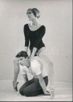 cca 1965 Balett jelenet, vintage fotó, 18x13 cm