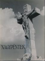 cca 1940 Korschelt Miklós (1900-1982): Húsvét, pecséttel jelzett vintage fotóművészeti alkotás, 24x18 cm